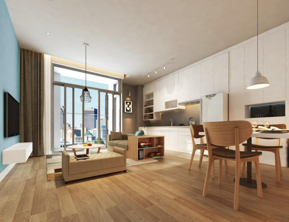 Cho thuê căn hộ 2pn, full nội thất đẹp, đồng bộ golden palm giá 15.5 triệu/tháng