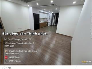 Cho thuê căn hộ handico 33 lê văn lương, 2pn, đầy đủ giường tủ 16.5tr/tháng