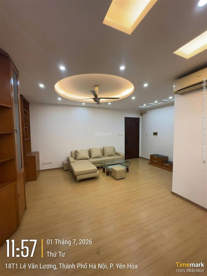 Cho thuê căn hộ 17t  trung hòa nhân chính 3pn, đủ đồ, giá siêu tốt 16 tr/tháng