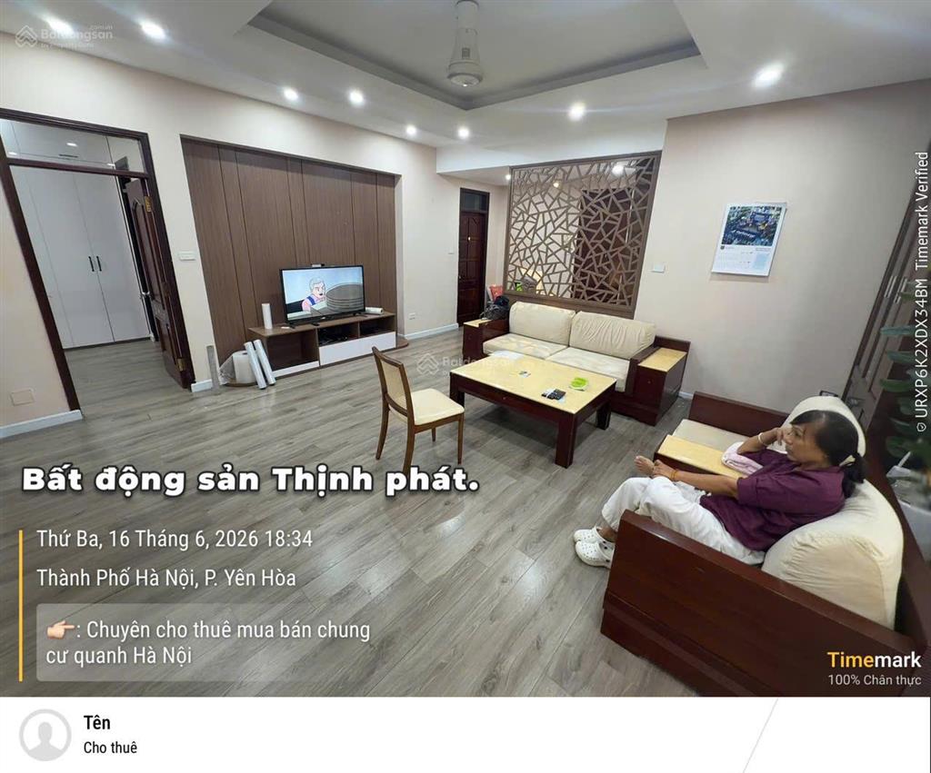 Cho thuê trung hòa nhân chính 3 phòng ngủ, nội thất đẹp  có slot ô tô dưới hầm