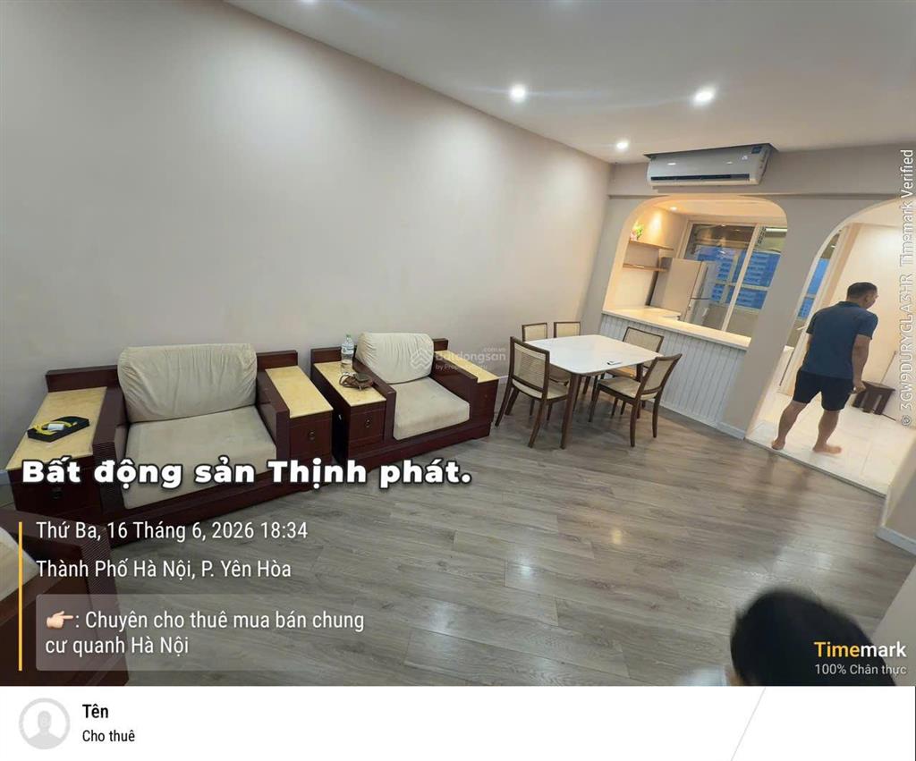 Cho thuê trung hòa nhân chính 3 phòng ngủ, nội thất đẹp  có slot ô tô dưới hầm