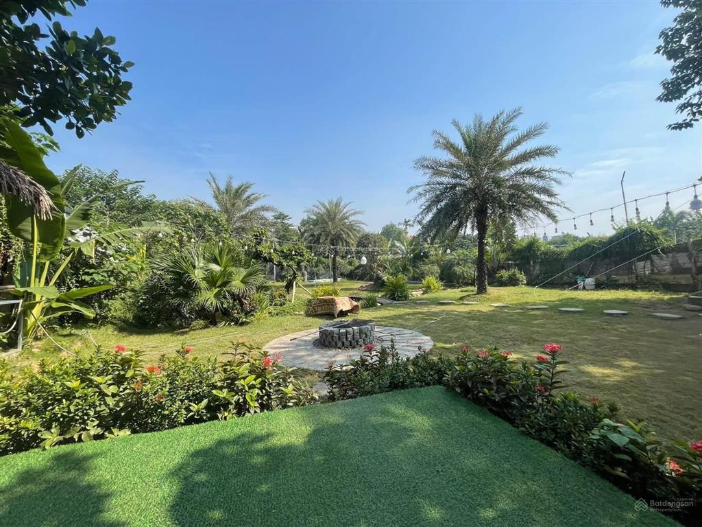 Cho thuê nhà vườn 1600m2 mô hình cafe sân vườn, lẩu nướng, camping tại bắc cầu view cầu tứ liên