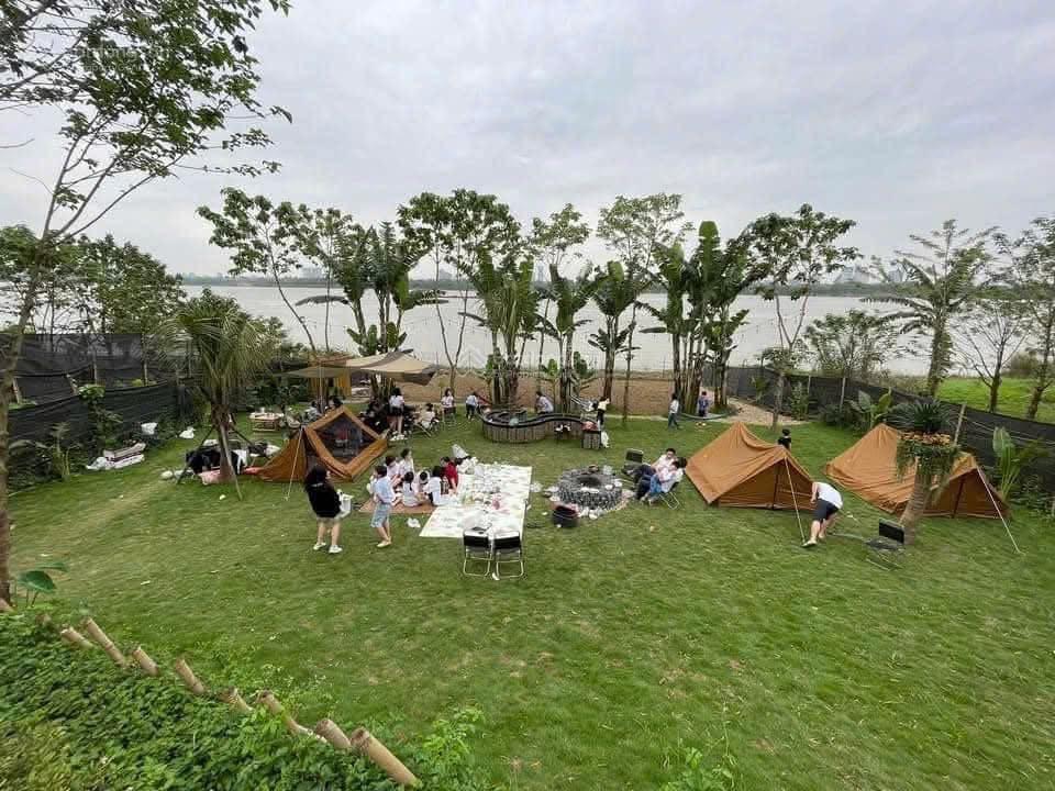 Cho thuê nhà vườn 1600m2 mô hình cafe sân vườn, lẩu nướng, camping tại bắc cầu view cầu tứ liên
