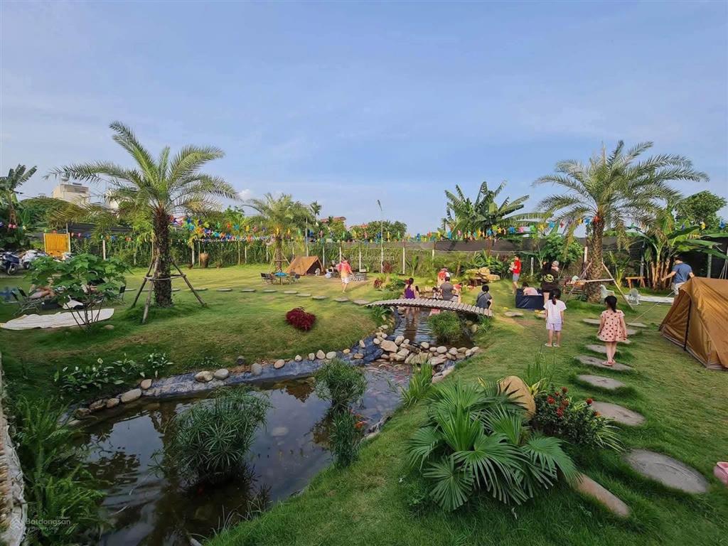 Cho thuê nhà vườn 1600m2 mô hình cafe sân vườn, lẩu nướng, camping tại bắc cầu view cầu tứ liên