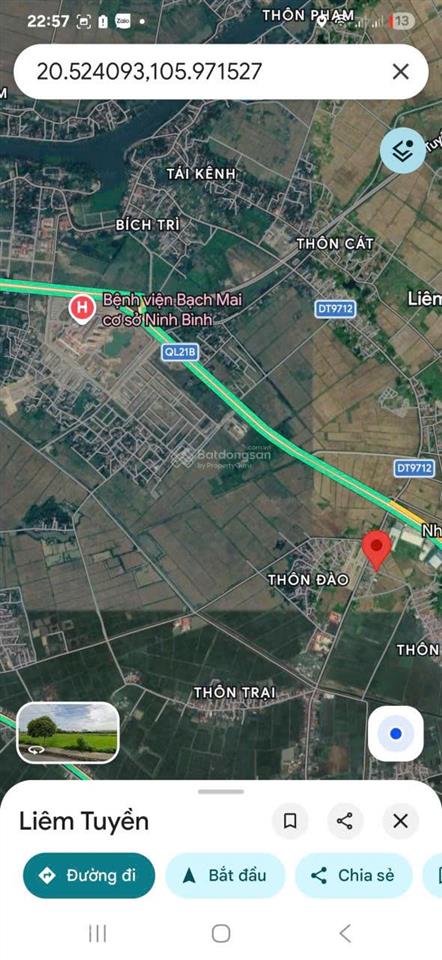 Cơ hội sở hữu đất đấu giá liêm tuyền 102m², mặt tiền 6m, giá chỉ hơn 1,6 tỷ
