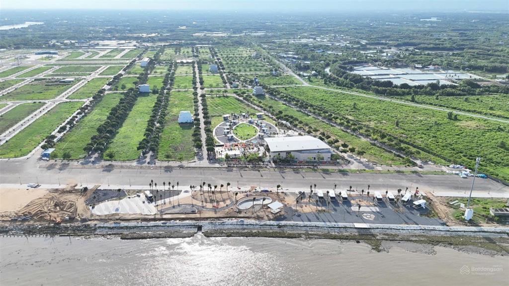 Đất sổ đỏ đối diện vin cần giờ chỉ 1,6 tỷ/nền  góp 30 tháng không lãi  view sông ra biển