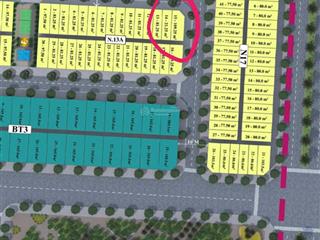 Bán đất lô góc n13a gần hồ tháp đồng hồ 109.25 m2 tại khu đô thị rùa vàng city