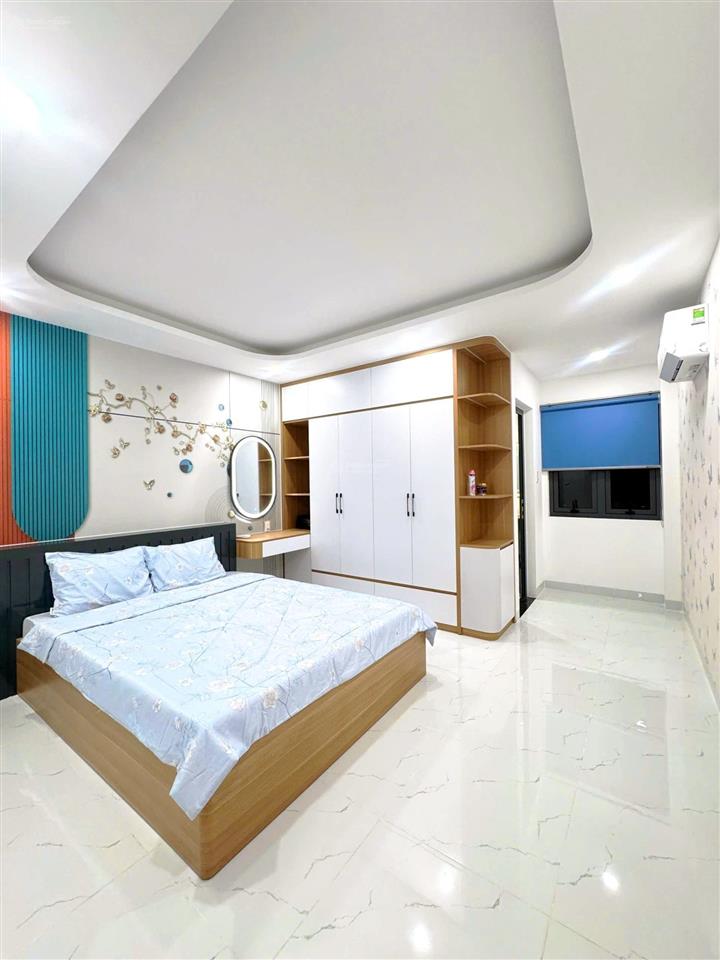 Nhà 5 tầng btct mới tinh thiết kế hiện đại, 61m2, 4pn master ô tô ngủ trong nhà, tặng full nội thất