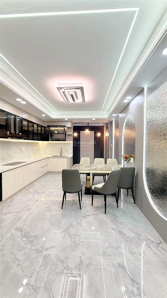 Nhà 7 tầng mới hoàn thiện có thang máy  72m²  mặt tiền đường nhựa 8 mét  tặng nội thất cao cấp