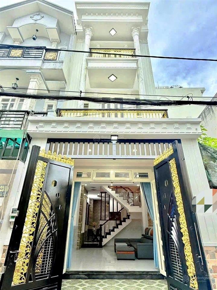 Hiệp thành 13, quận 12 nhà 4 tầng btct, nở hậu 4,5m  gần chợ hiệp thành | 5,49 tỷ tl
