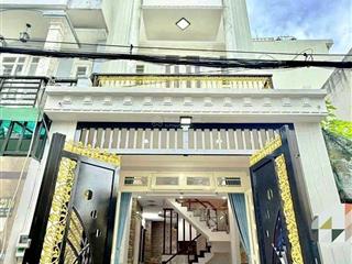 Hiệp thành 13, quận 12 nhà 4 tầng btct, nở hậu 4,5m  gần chợ hiệp thành | 5,49 tỷ tl