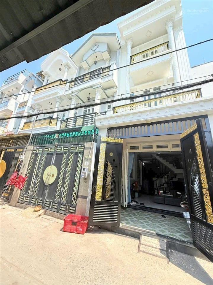 Hiệp thành 13, quận 12 nhà 4 tầng btct, nở hậu 4,5m  gần chợ hiệp thành | 5,49 tỷ tl
