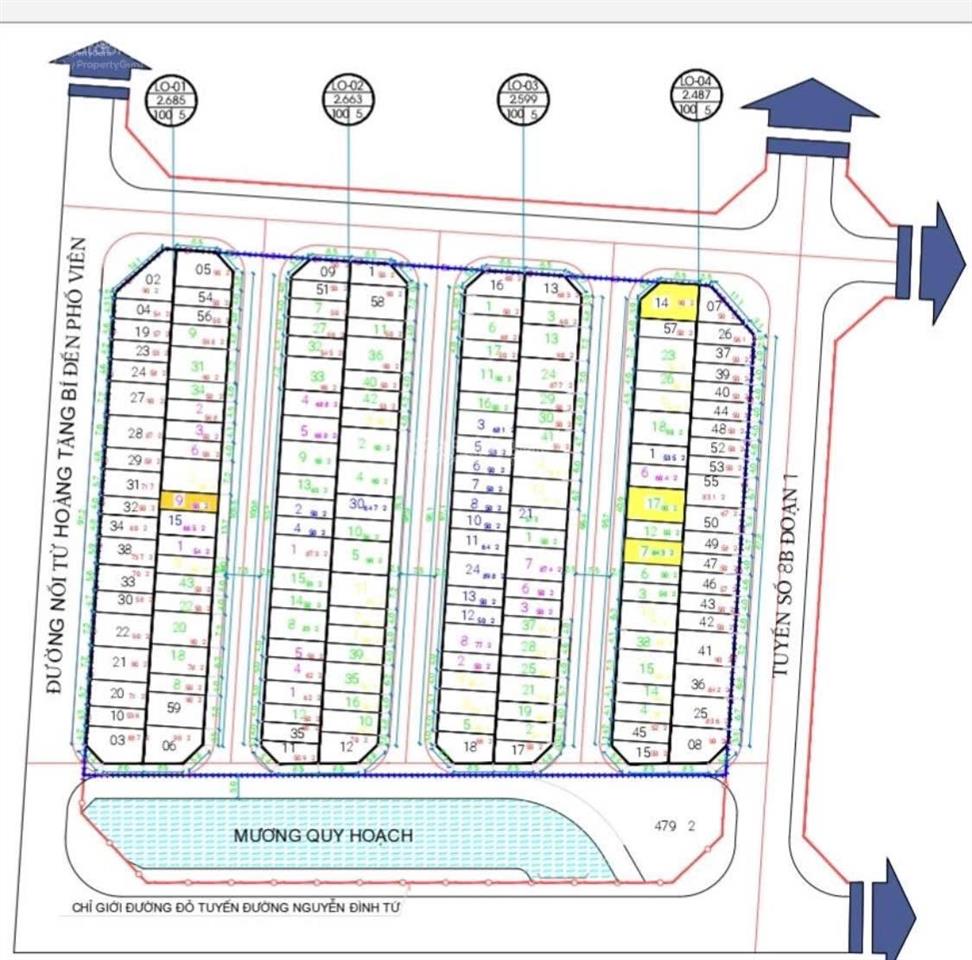 Bán đất phân lô nguyễn đình tứ 90m²  mặt tiền 7,2m  đường 12m