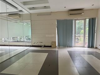 Cho thuê biệt thự kđt mỹ đình 1, lô góc đối diện công viên, vị trí đẹp, không gian thoáng