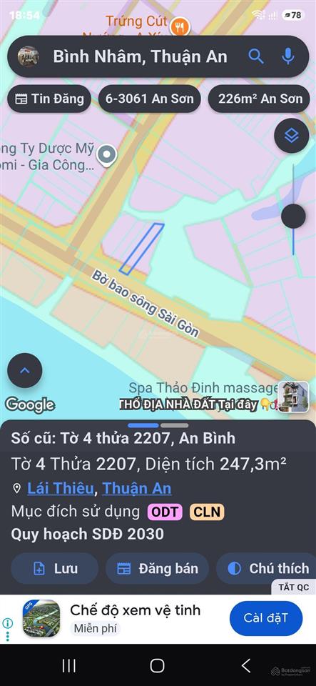Bán đất bờ bao sông sài gòn, 30 tỷ vnd, 529 m2, giá ưu đãi, chính chủ