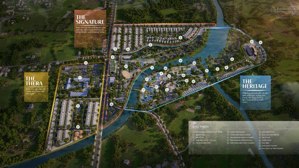 Suất ngoại giao ck 12,5%  3,6 tỷ  baia retreat hội vân khu nghỉ dưỡng suối khoáng nóng tự nhiên