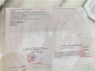 Bán đất gần đại học kinh tế đà nẵng đường doãn uẩn 7m5  quy hoạch 9 tầng 148m2 chỉ 80tr/m2