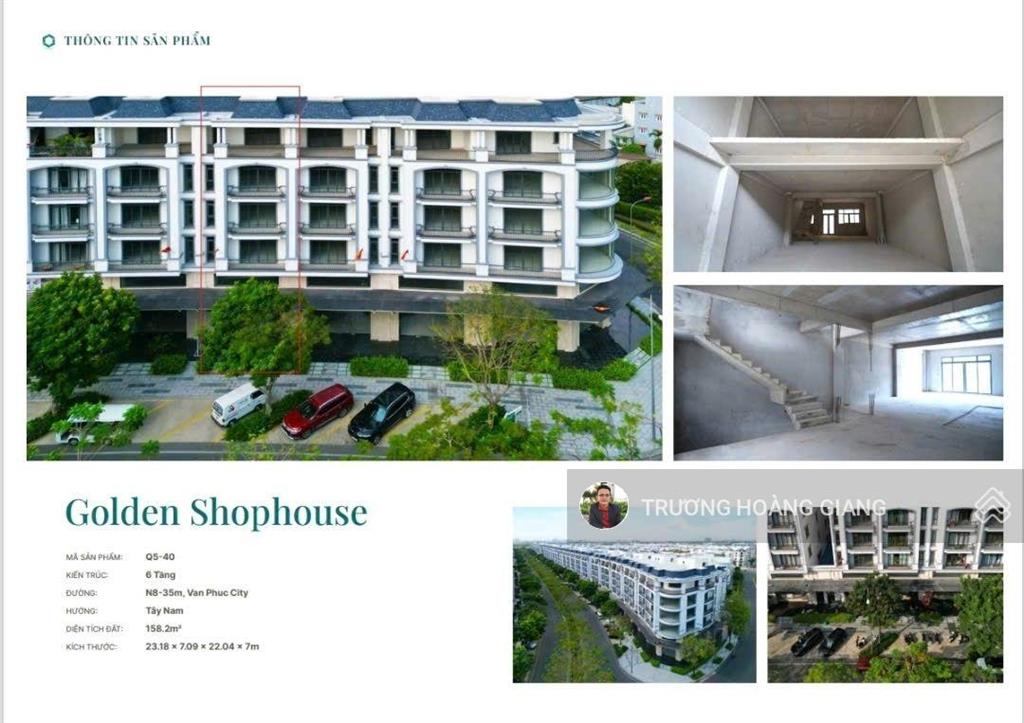Shophouse 6 tầng kinh doanh ngay mặt tiền 35m, sổ hồng , cho thuê 80 triệu/ tháng