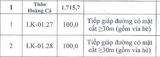 Chính chủ cắt lỗ sâu 5 tỷ lk1.27 & lk1.28 đấu giá hoàng cả