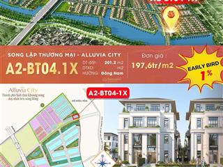 Chính chủ tôi cần cắt lỗ 5 tỷ căn bt4.11 alluvia city giá mua 40 tỷ, bán 35 tỷ đang vay vcb