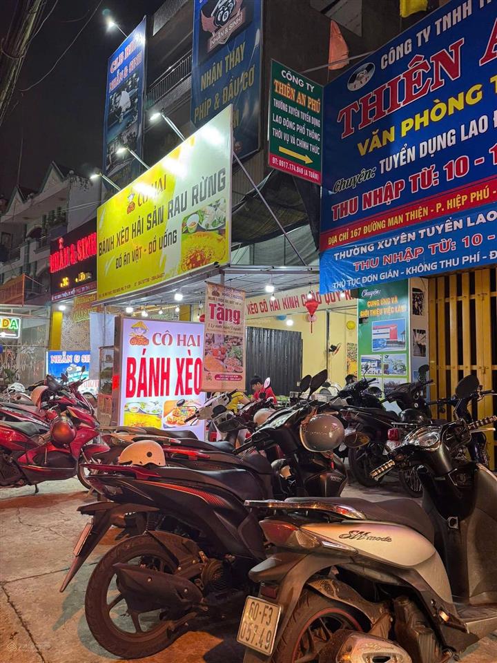 Chính chủ cần sang nhượng quán ăn đang hoạt động tốt đường man thiện  q9 tphcm  giá 12tr/ tháng