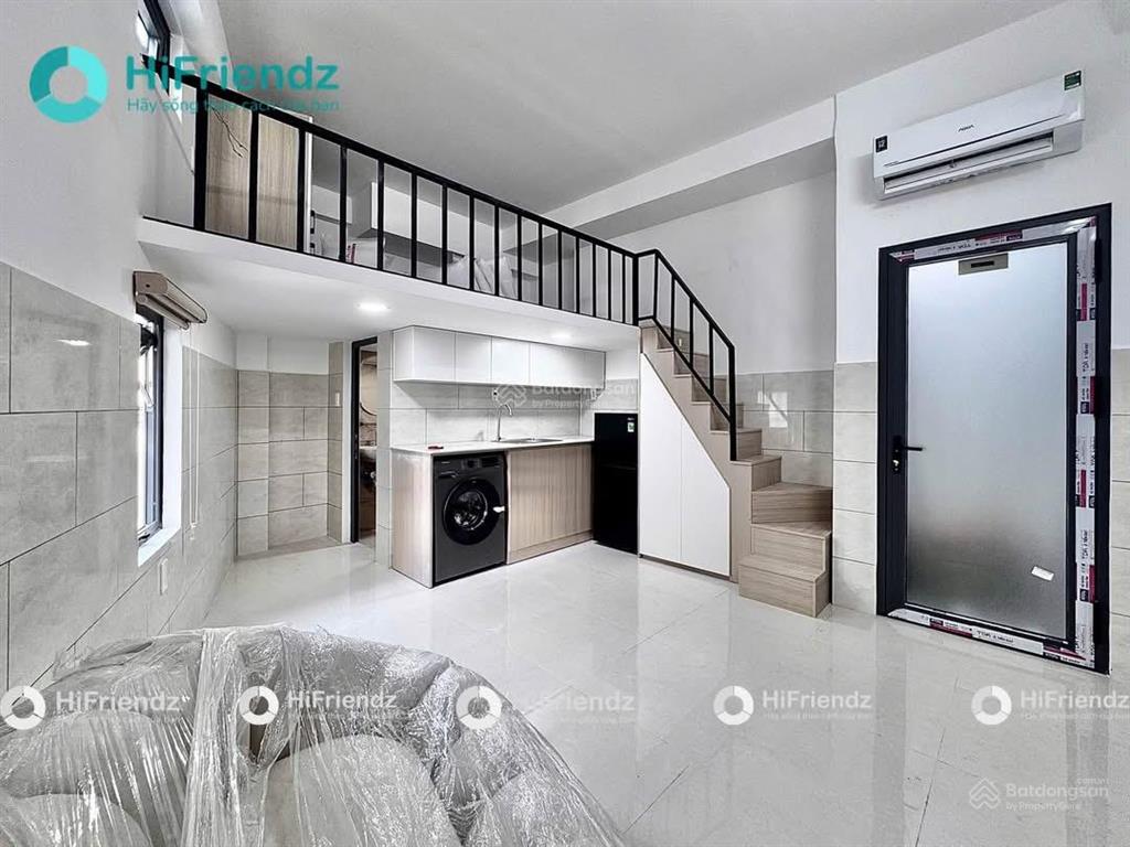 Cho thuê phòng gác lửng full nội thất thiết kế hiện đại