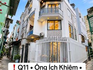 Ông ích khiêm  bình thới  lê đại hành  q11  lô góc cực thoáng  4 tầng đẹp lung linh như homest