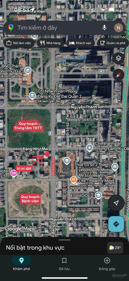 Bán đất mặt tiền đường trương văn bang, thạnh mỹ lợi, quận 2