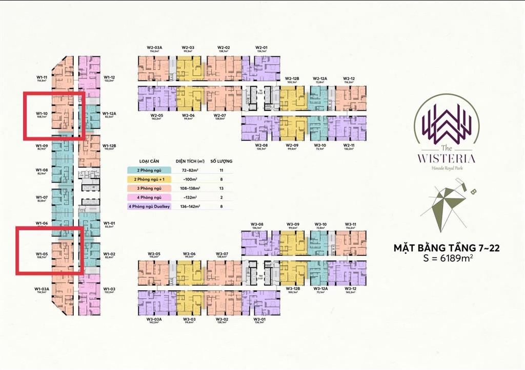 Gấp cần bán căn 3pn 109m2 sẵn sổ, tòa w1 đẹp nhất wisteria, không view nghĩa trang chỉ 7,99 tỷ