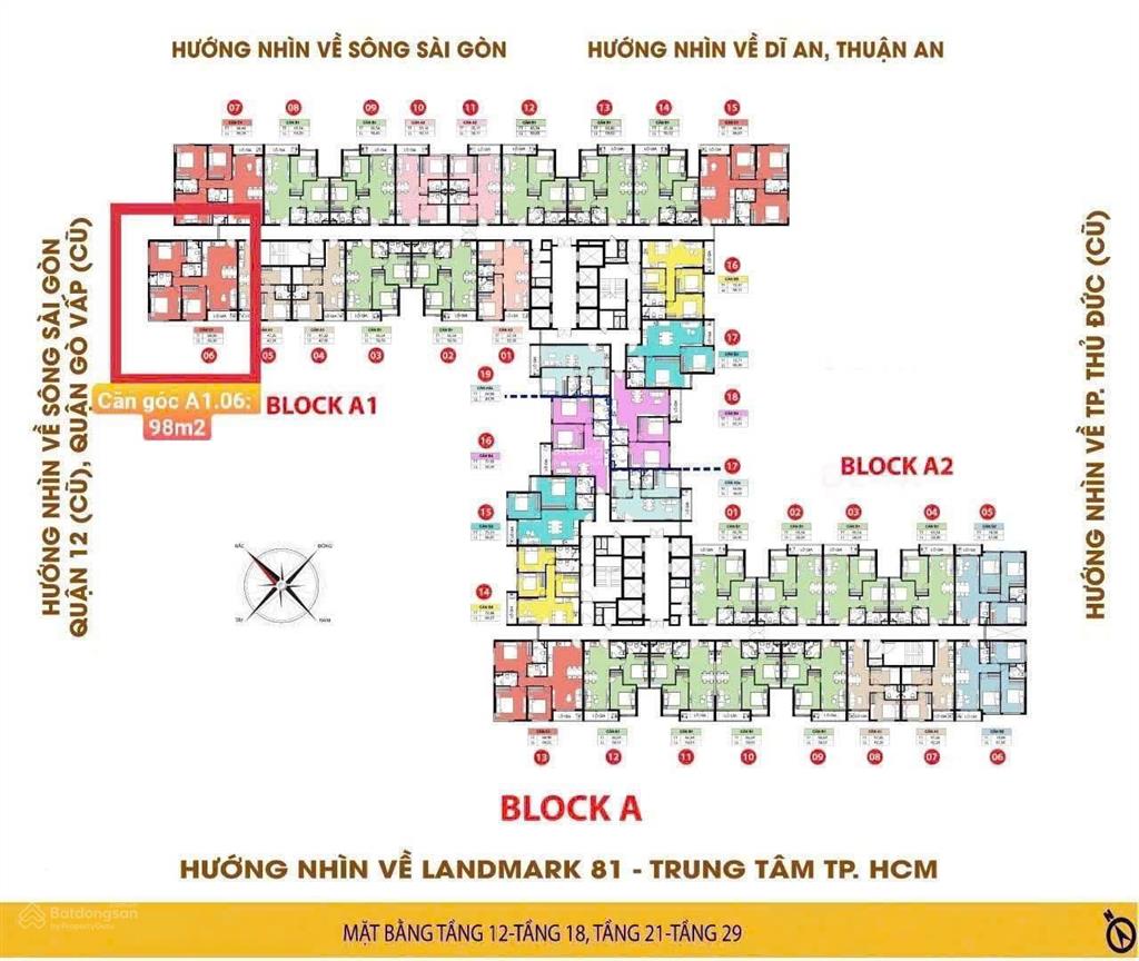 Căn góc 3pn  3wc đẹp nhất dự án  ưu đãi hiếm có