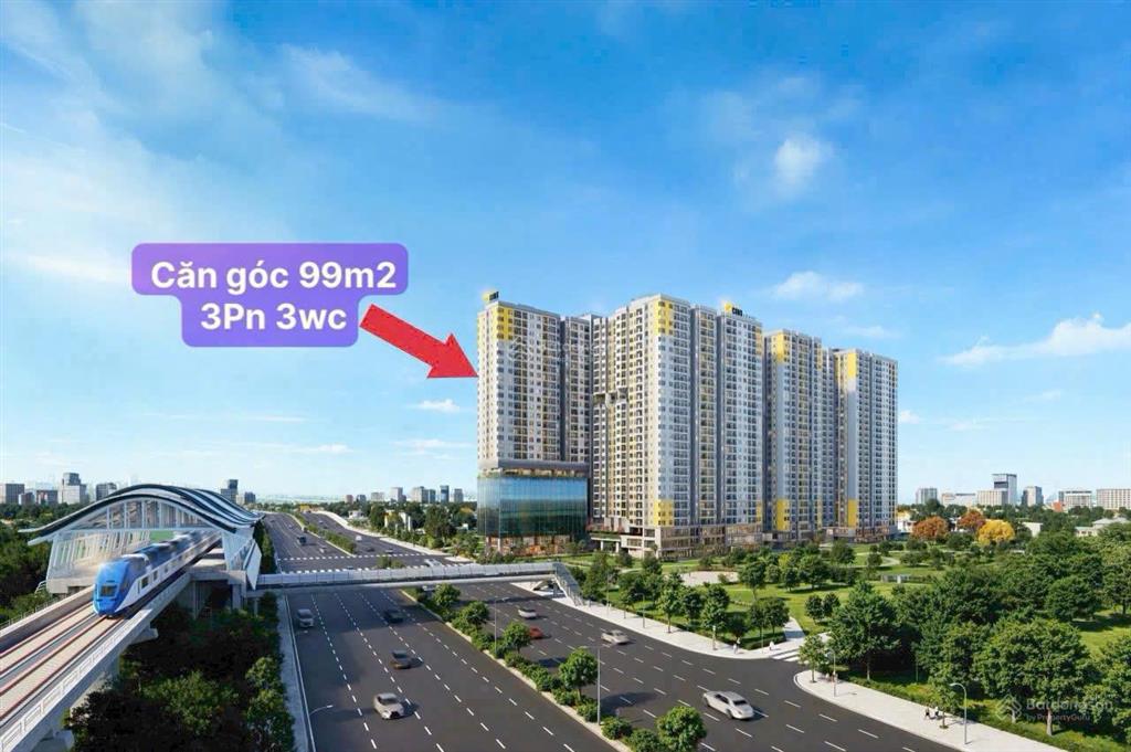 Căn góc 3pn  3wc đẹp nhất dự án  ưu đãi hiếm có