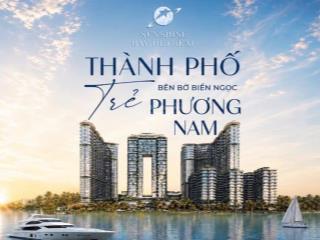 Sunshine bay retreat  mở bán giai đoạn 1 căn hộ nghỉ dưỡng mặt biển tại "thủ thiêm mới" của vũng