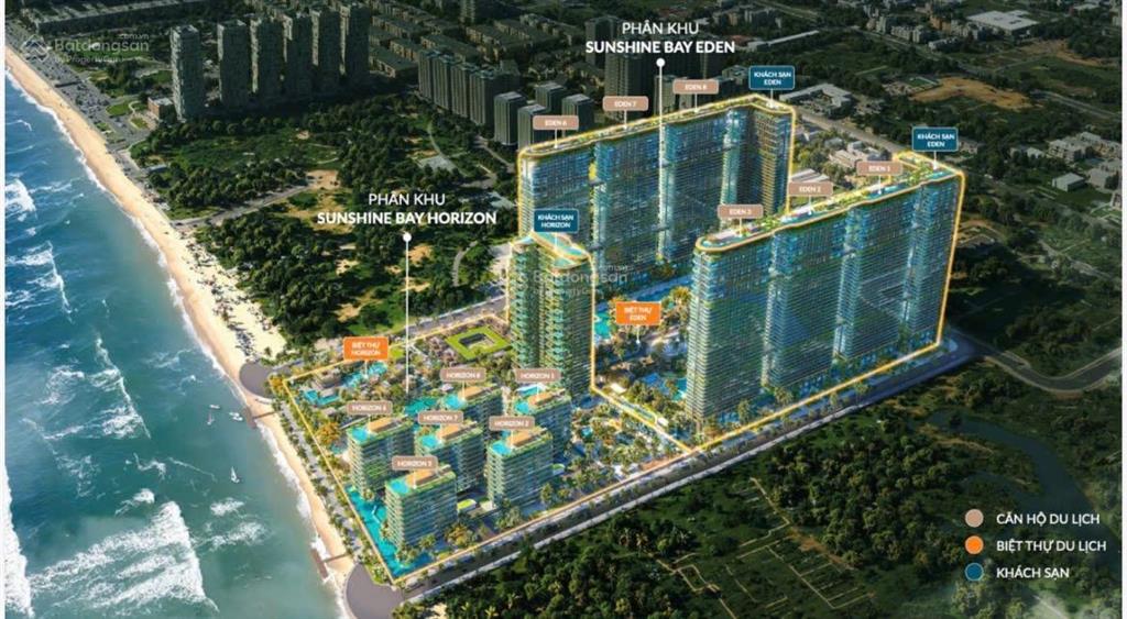 Sunshine bay retreat  mở bán giai đoạn 1 căn hộ nghỉ dưỡng mặt biển tại "thủ thiêm mới" của vũng