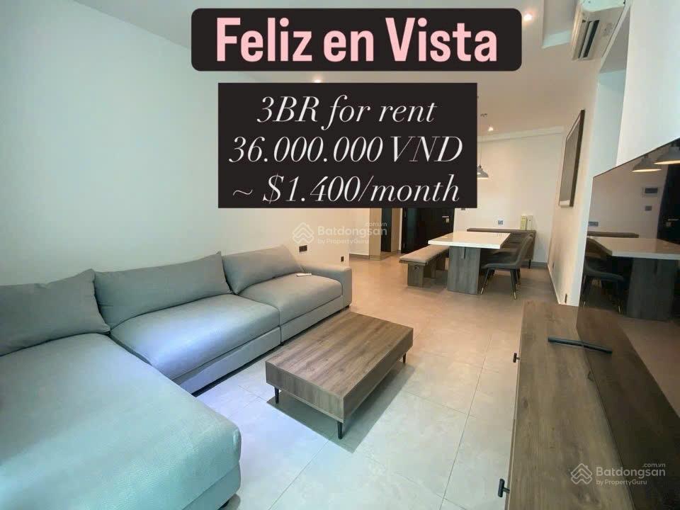 Cho thuê ch feliz en vista, 36 triệu, 106 m2, đầy đủ nội thất, tốt giá ưu đãi tại q2, hcm