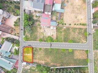 Bán lô góc hai mặt tiền đường hai ô tô tải tránh nhau tại trục chính đồng vàng, phú mãn