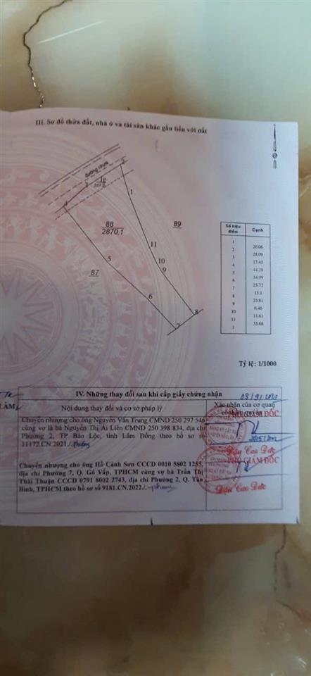 Chính chủ cần tiền bán gấp- cắt lỗ sâu thửa đất đẹp tại Bảo Lâm, Lâm Đồng