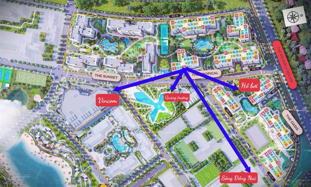 Bán căn 2pn+1 tòa bs7 mặt view trước đông nam, view đẹp, xem được pháo bông