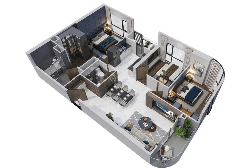Bán căn 3pn the beverly view sông thơ mộng, mát mẻ, view thoáng không bị chắn