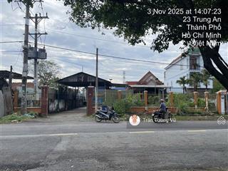 Bán gấp đất mặt tiền đường nhựa trung an củ chi ngang 30m hiếm quỹ đất lớn khó tìm