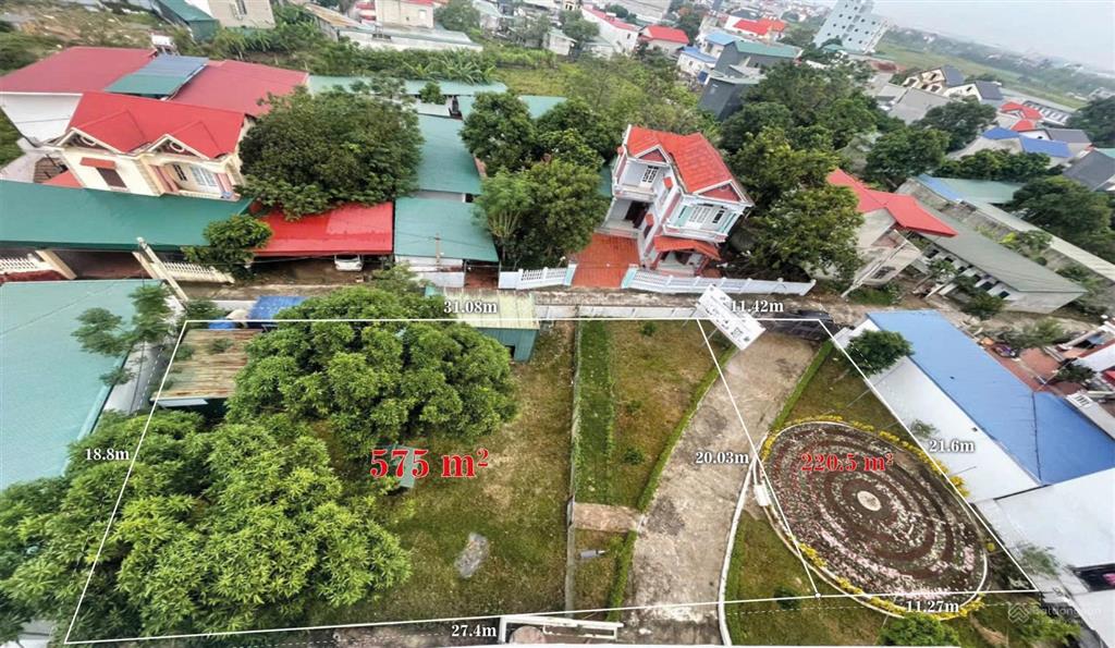 Bán đất đẹp gần kcn bá thiện 2  thiện kế, bình xuyên, vĩnh phúc, 10,350 tỷ, 464.2 m2