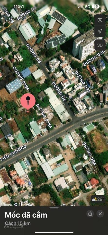 Cho thuê dài hạn đất 550m², lô góc 2 mặt tiền cách đường liên phường 30m (kdc kiến á, quận 9) rẻ