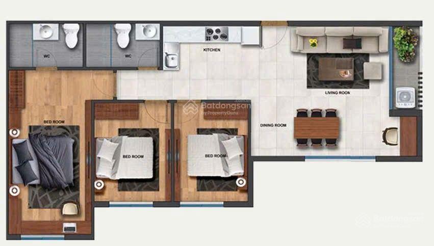 12tr cho thuê jamila khang điền 2pn 2wc 80m2 full nội thất giá tốt mát cả ngày