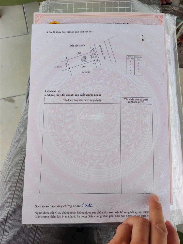 Lô 102m2 xẻ khe đấu giá an lư, thủy nguyên
