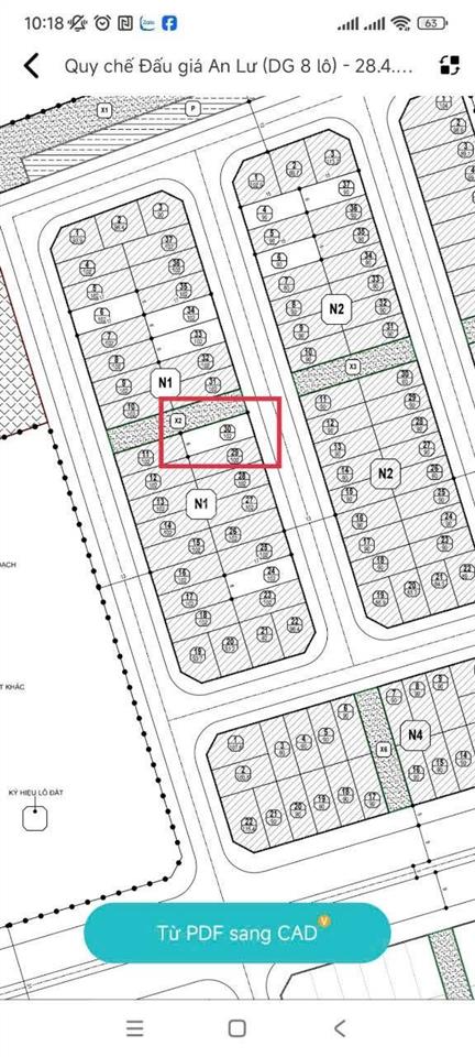 Lô 102m2 xẻ khe đấu giá an lư, thủy nguyên