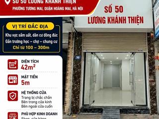 GIÁ TỐT - CHO THUÊ NHÀ KINH DOANH – KHU VỰC ĐỀN LỪ – TÂN MAI – HOÀNG MAI