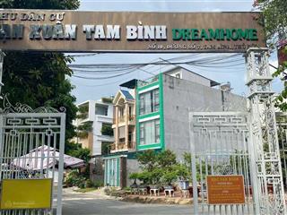 Lô kdc vạn xuân | tam bình thủ đức dt 50,2m² (ngang 4,5m x 11m) đường 6m 2 xe hơi né nhau