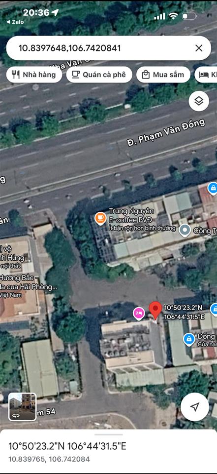 6,5 tỷ bán đất mt thụt phạm văn đồng p linh đông thủ đức gần cao đẳng vinatex đường 20m 56m²