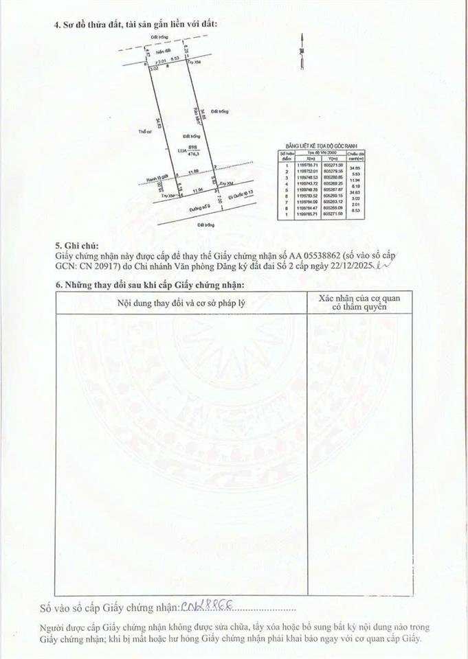 11.5 tỷ thơm đất 2 mặt tiền kinh doanh sát vạn phúc city 476m² ngang rộng 12m  đường 6 m