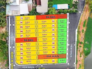 6,3 tỷ thương lượng tốt mở bán lô đất hẻm 766 quốc lộ 766hiệp bình phước 4x20m