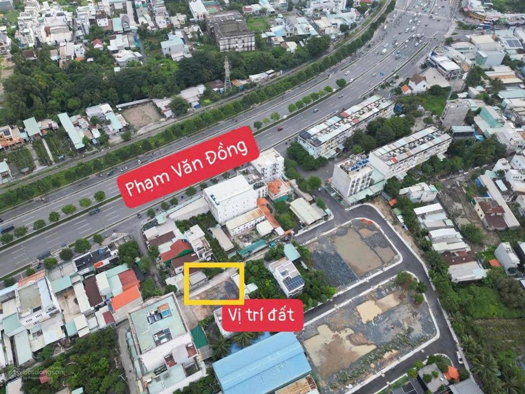 6,9 tỷ lô góc ngang 6m  ngay ga metro st10 30m ra phạm văn đồng 526, thủ đức 77.4m2 (6x13)